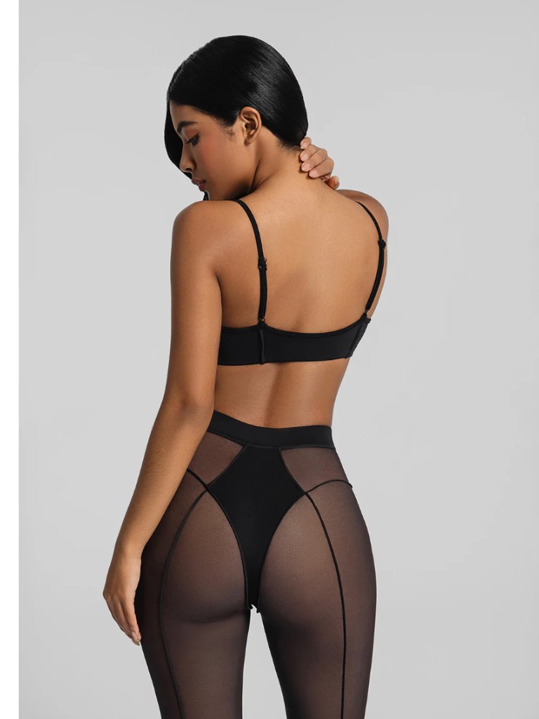 Betterme Contour Stitch Bralette | Size: M | Black — image 3 of 5